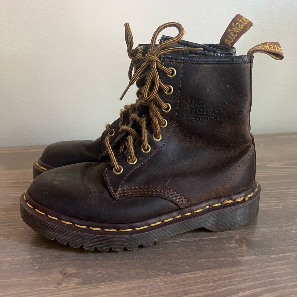 Dr. Martens Youth 3/Womens 5/Mens 4 Vintage 1460 Made in England Lace Up Boots - Picture 2 of 10